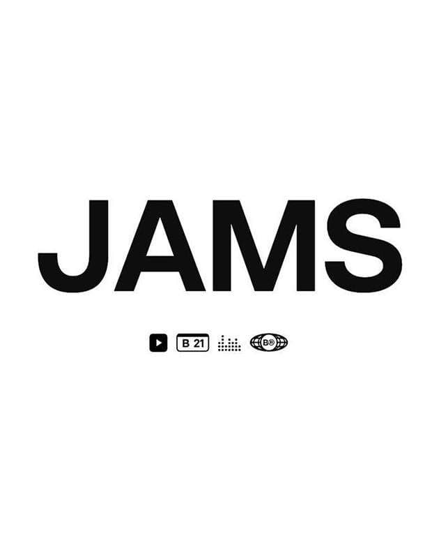 Jams creative experiment artwork with layered visual textures.